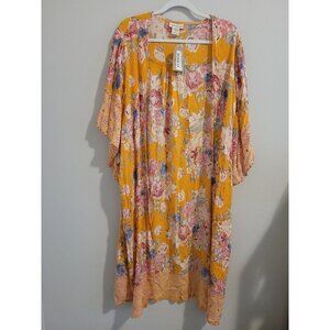 Floral Yellow Women's Blouse